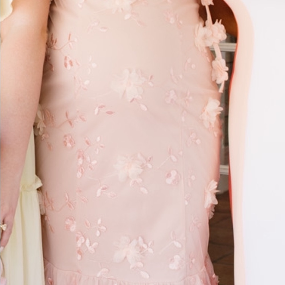 JJs House Pink Floral Embellished Midi Dress - Picture 6 of 6